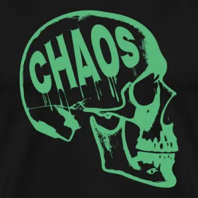 chaos-skull-maenner-premium-t-shirt_design_12