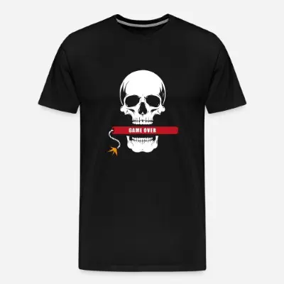 game-over-dynamite-skull-maenner-premium-t-shirt_product_6