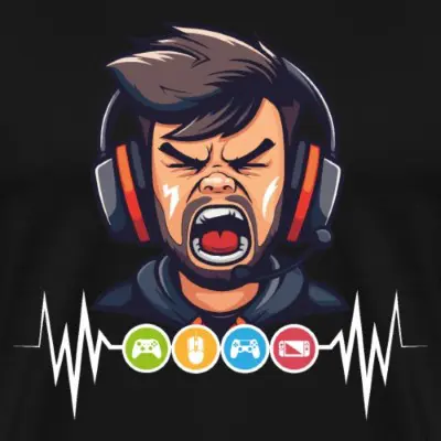 gamer-heartline-boy-maenner-premium-t-shirt_design_9