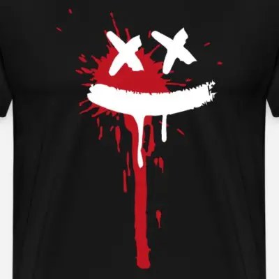 bloody-smile-maenner-premium-t-shirt_design_4