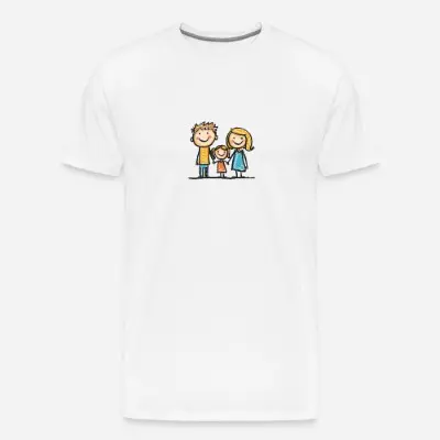 kleine-familie-maenner-premium-t-shirt_2