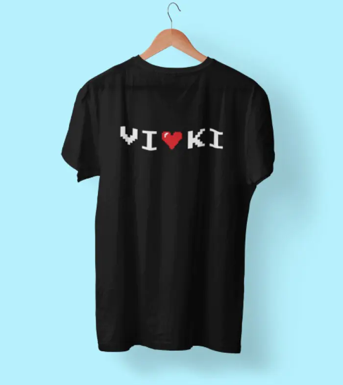 VIKI Herz Pixel T-Shirt