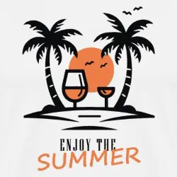 enjoy-the-summer-vintage-maenner-premium-t-shirt_10