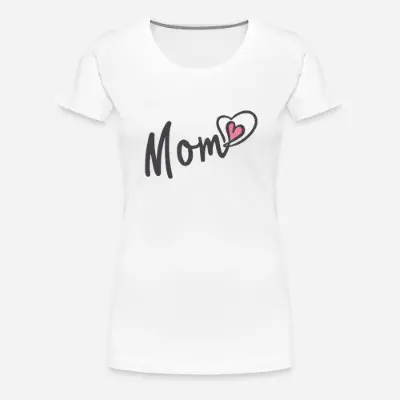 mom-heart-frauen-premium-t-shirt_0
