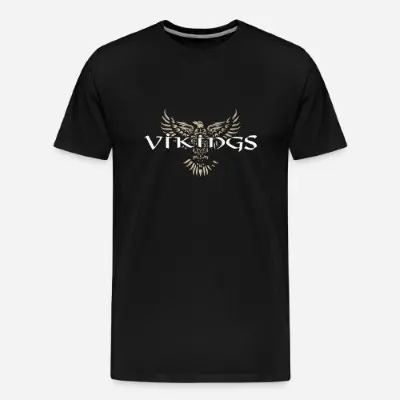 vikings-raven-maenner-premium-t-shirt_0