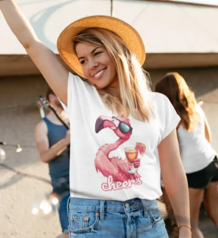 Flamingo cheers T-Shirt