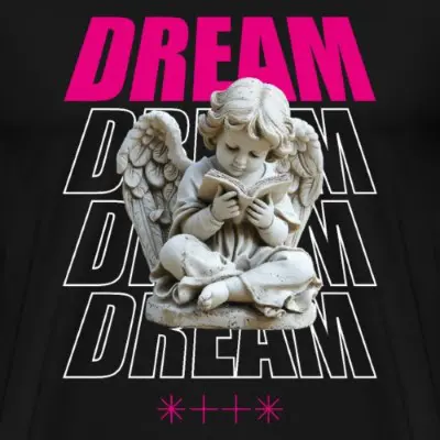 dream-angel-streetwear-maenner-premium-t-shirt_design_13