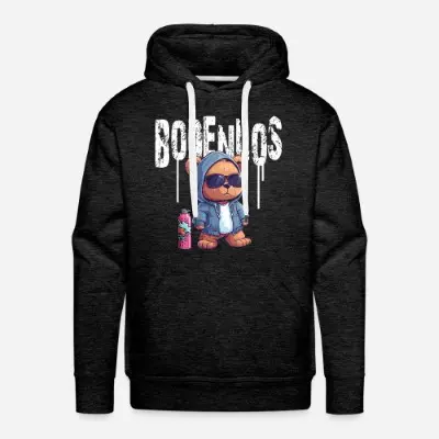 bodenlos-teddy-graffiti-maenner-premium-hoodie_product_0
