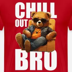 chill-out-bro-teddy-maenner-premium-t-shirt_12