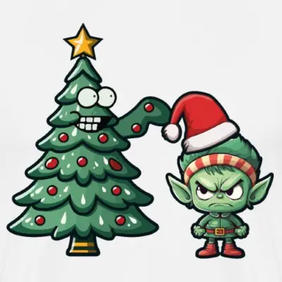 xmas-elf-tree-maenner-premium-t-shirt_design_6
